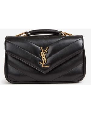 Saint Laurent Sac Épaule Loulou - Noir