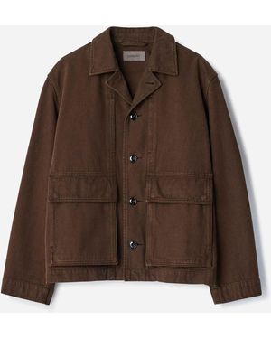 Lemaire Cotton Denim Jacket - Brown
