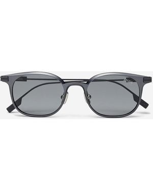 ZEGNA Oval Sunglasses - Gray