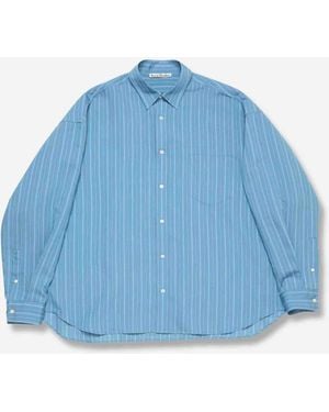 Acne Studios Striped Pattern Shirt - Blue