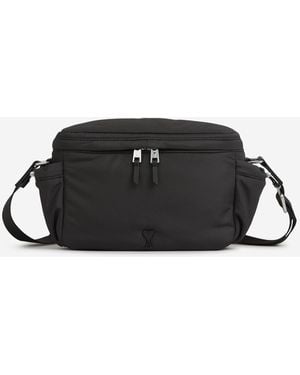 Ami Paris Technical Shoulder Bag - Black