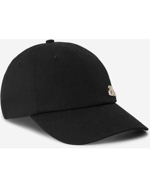 CASABLANCA Cotton Logo Cap - Black