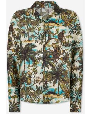 DSquared² Camicia Con Stampa Scimmia - Verde