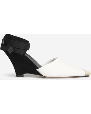 Jacquemus Mules Les Espadrilles Hautes - Blanc