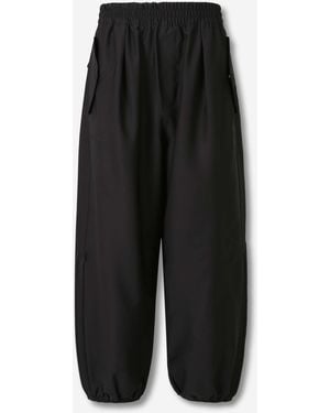 ADIDAS X WILLY CHAVARRIA Wide Leg Twill Trousers - Black