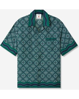 CASABLANCA Monogram Shirt - Green