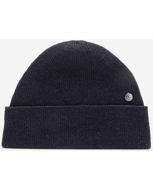 Acne Studios Cappello Di Lana A Coste - Blu