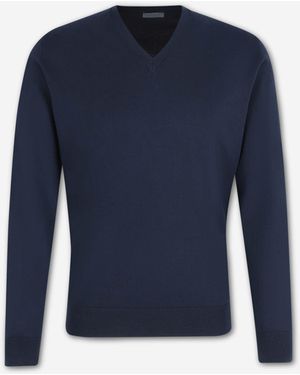 Santa Eulalia Fine Knit Jumper - Blue