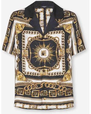 Balmain Chaines Foulard Shirt - Grey