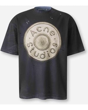 Acne Studios T-Shirt Manica Corta - Nero