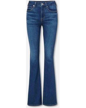 Veronica Beard Beverly Flare Jeans - Blue