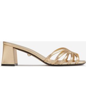 ALEVI Laya Heeled Sandals - Natural