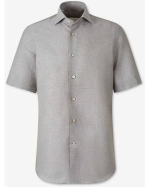 Santa Eulalia Short Sleeve Shirt - Grey
