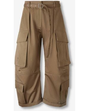 Acne Studios Twill Cargo Trousers - Natural