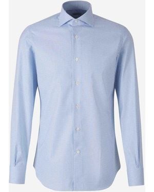 Santa Eulalia Checkered Shirt - Blue