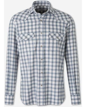 Santa Eulalia Plaid Shirt - Blue