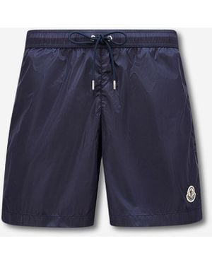 Moncler Logo Badehose - Blau
