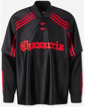 ADIDAS X WILLY CHAVARRIA V-Neck Sweatshirt - Black