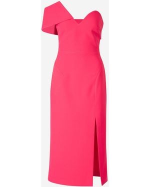 Safiyaa Dalia Midi Dress - Pink