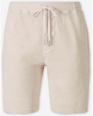 Fedeli Terry Bermuda Shorts - Natural