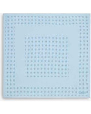 Tom Ford Sciarpa Di Seta A Pois - Blu
