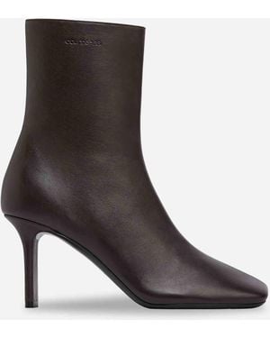 Courreges Botines Punta Cuadrada - Marrón