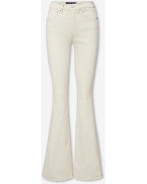 Veronica Beard Beverly Flare Jeans - White