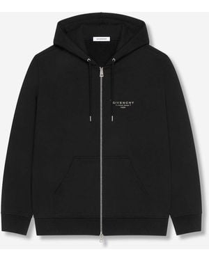 Givenchy Sudadera Cremallera Capucha - Negro