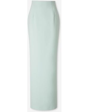 Costarellos Crepe Maxi Skirt - White
