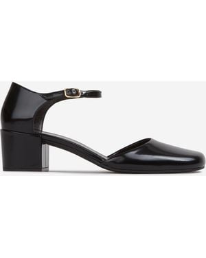 The Row Penelope Buckle Shoes - White