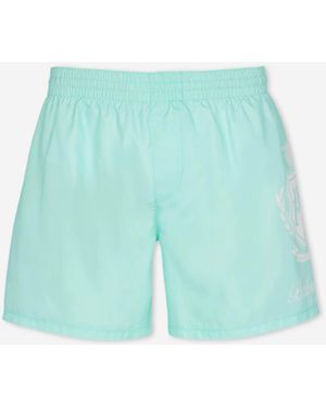 Balmain Logo Swimsuit Polyester - Blue