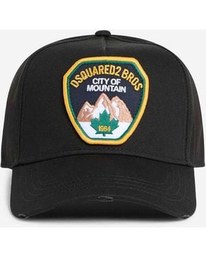 DSquared² D2 Patch Cap - Black