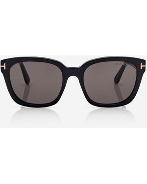 Tom Ford Selby Rectangular Sunglasses - Grey