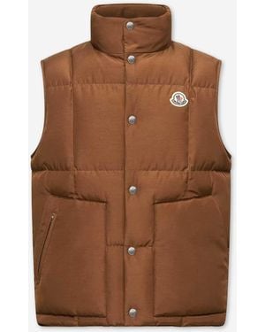 Moncler Chaleco Plumífero Brumelune - Marrón