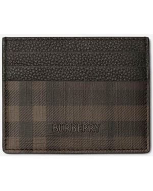 Burberry Tarjetero Check - Blanco