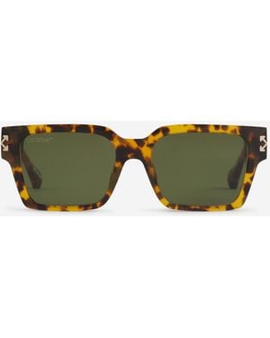 Off-White c/o Virgil Abloh Square Sunglasses - Green