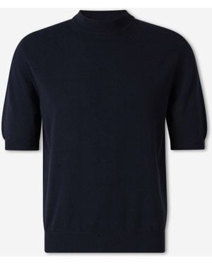 Zanone Round Neck T-Shirt - Blue
