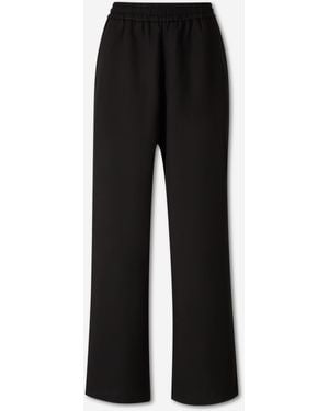 Ami Paris Linen Dress Trousers - Black