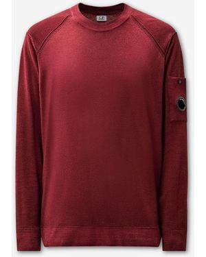 C.P. Company Jersey Cuello Redondo - Rojo