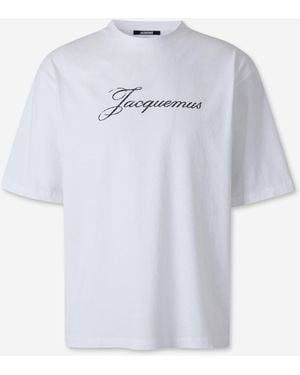 Jacquemus Camiseta Manga Corta - Blanco