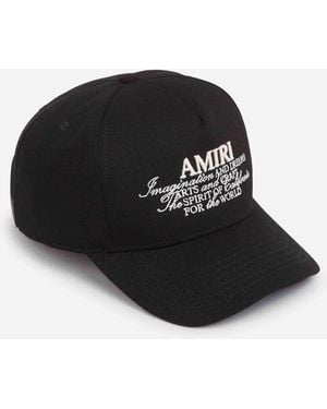 Amiri Embroidered Cap - Black