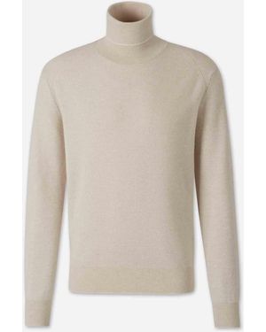 Brioni Rollkragenpullover - Weiß