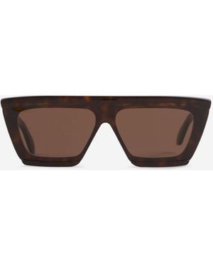 Alaïa Square Sunglasses - Gray