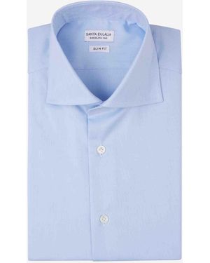 Santa Eulalia Cotton Shirt Light - Blue