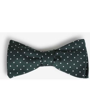 Petronius Papillon Di Seta A Pois - Verde