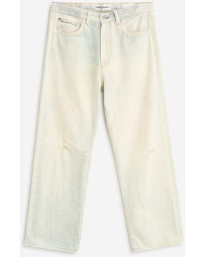 Our Legacy Wide Leg Straight Jeans - Natural