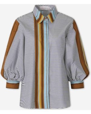Silvia Tcherassi Blouse Belkis - Bleu