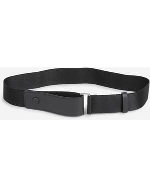 Max Mara Elastic Belt - White