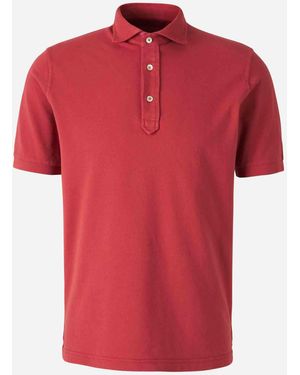 Santa Eulalia Polo Liso Algodón - Rosso