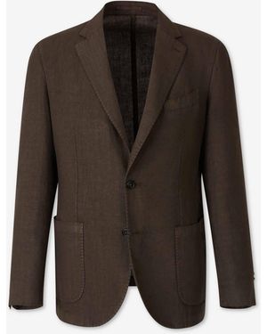Santa Eulalia Blazer Straight Linen - Black
